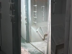 Linea di verniciatura automatica con spruzzo di lubrificante in vetro