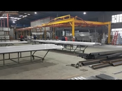 Linea di verniciatura a polvere per profili in alluminio di varie dimensioni