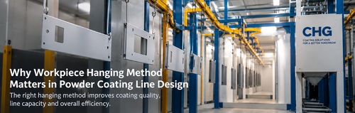Ultime notizie aziendali su Why Workpiece Hanging Method Matters in Powder Coating Line Design