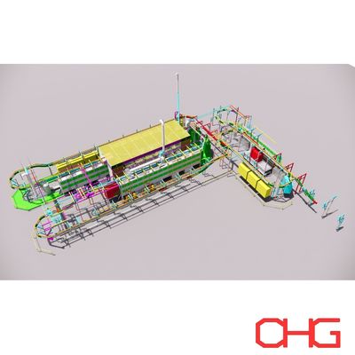 Buon prezzo Linea di pretrattamento per rivestimento elettroforesi elettroforetica del substrato metallico con opzione di personalizzazione in linea