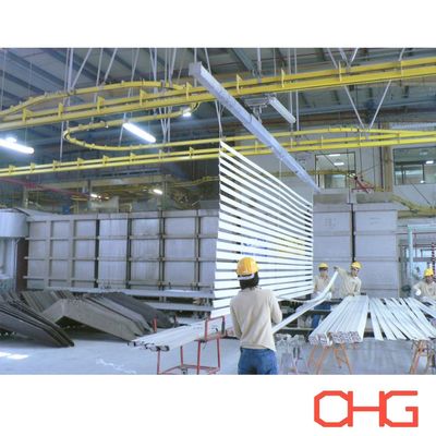 Buon prezzo Linea di produzione di rivestimenti in polvere automatici professionali per profili in alluminio in linea