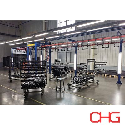 Linea di rivestimento in polvere per l'automobile che fornisce prestazioni stabili Pretrattamento in più fasi