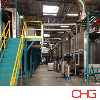 Linea di produzione di attrezzature di guida per l'installazione e il rivestimento elettronico professionale per rivestimento elettroforetico