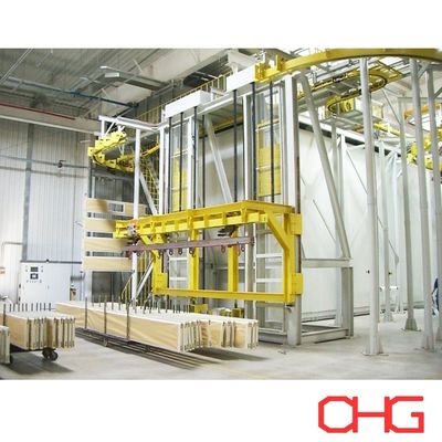 qualità Linea di rivestimento in polvere progettata per armadi di controllo elettrici in ferro, spruzzo automatico e rivestimento manuale per finiture dettagliate fabbrica