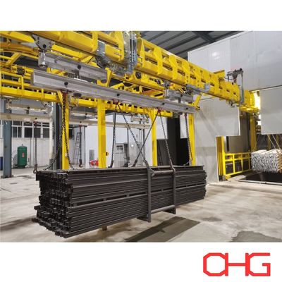 Buon prezzo Parti strutturali Linea di produzione di verniciatura liquida con macchina di rivestimento automatica in linea