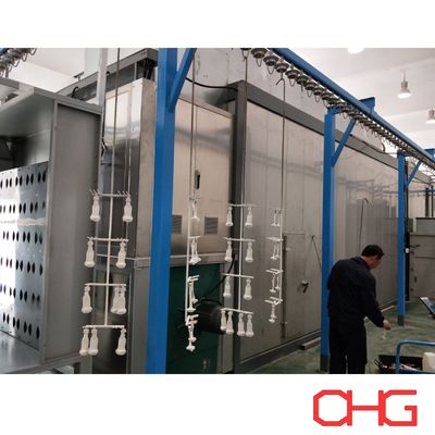 Buon prezzo Linea di verniciatura automatica con lubrificante di vetro con sistema trasportatore in linea