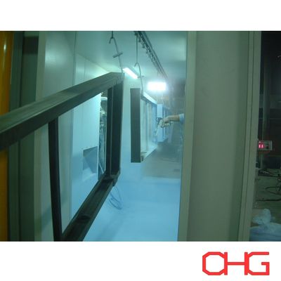 Buon prezzo Linea di verniciatura a polvere elettrostatica manuale che offre una copertura e una finitura superiori per apparecchiature mediche come letti d'ospedale in linea