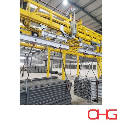 Buon prezzo Parti strutturali Linea di verniciatura bagnata con controllo PLC e sistema trasportatore personalizzato in linea