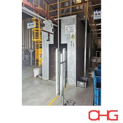 Linea di verniciatura liquida per parti in acciaio al carbonio Immersione di cornici confezionate Personalizzazione in linea di produzione di rivestimento
