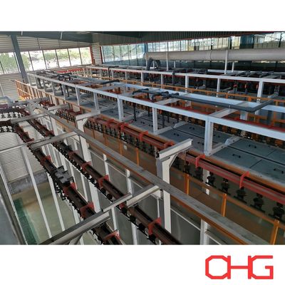 qualità Linea di produzione di rivestimento in polvere per apparecchiature di spruzzatura di hardware con sistema trasportatore fabbrica