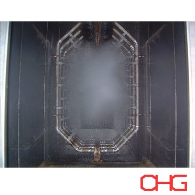 Sistema di spruzzo di pretrattamento specializzato per una resistenza ottimale dei legami di rivestimento e protezione nel rivestimento in polvere