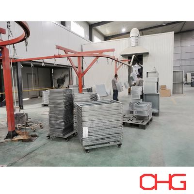 Linea di produzione di rivestimento in polvere su misura per parti metalliche in lamiera di substrato metallico