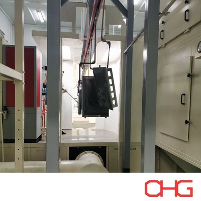 Buon prezzo Linea di produzione di rivestimento in polvere di polimerizzazione robotica personalizzata per lamiere di acciaio al carbonio in linea