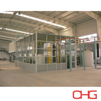 Buon prezzo Scaffale di rivestimento automatico per apparecchiature di rivestimento in polvere in PVC PP in acciaio inossidabile in linea