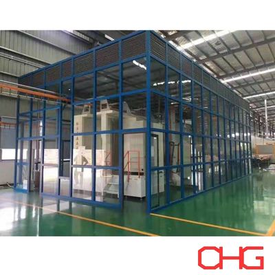 Cabina di verniciatura a polvere in PVC/Acciaio Inox/Acciaio al Carbonio con camera bianca