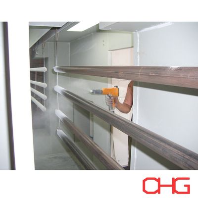 Cappottole di spruzzatura manuale per rivestimento in polvere elettrostatica personalizzata per il trattamento della superficie metallica