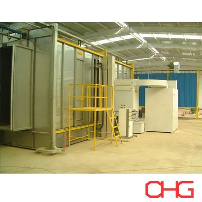 Buon prezzo Stainless Steel Automatic Spray Booth Powder Coating Electrostatic Paint Booth Personalizzabile in linea