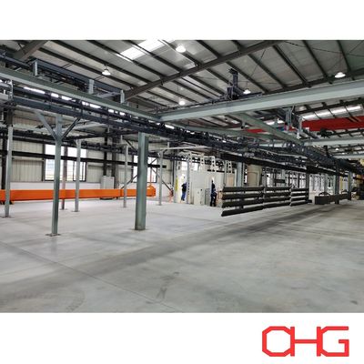 Linea di produzione di rivestimento in polvere di substrato metallico per esigenze di rivestimento personalizzate