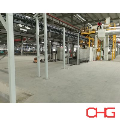 Linea di rivestimento in polvere per parti metalliche Linea di produzione automatica per varie dimensioni e forme Disegno personalizzabile per le vostre esigenze