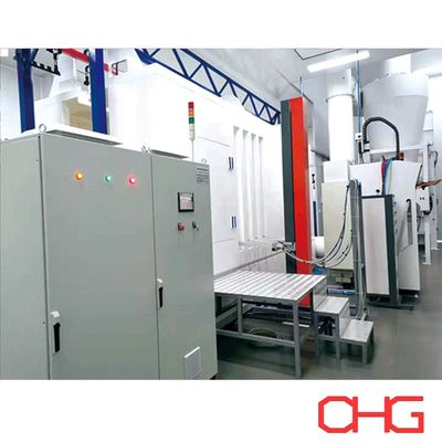 Buon prezzo Linea di rivestimento in polvere elettrostatica automatica personalizzabile con sistema di trasporto aereo e personalizzazione del controllo PLC in linea