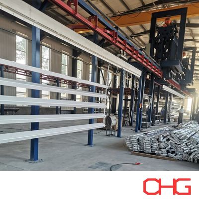 Linea di verniciatura a polvere per alluminio