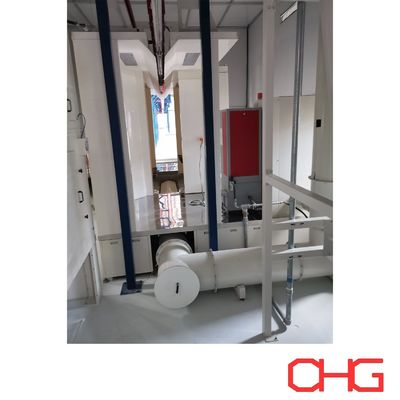 Buon prezzo Linea di verniciatura a polvere personalizzata per profili in alluminio con sistema di trasporto aereo e carico/scarico manuale per flessibilità in linea