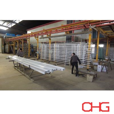Buon prezzo Linea di produzione di rivestimento in polvere per rivestimento di profili in alluminio di varie dimensioni in linea