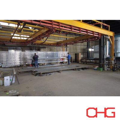 Buon prezzo Linea di rivestimento in polvere professionale per profili in alluminio di varie dimensioni in linea