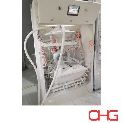 Linea integrata di rivestimento in polvere con trattamento superficiale di trasmissione e cure termiche per la finitura di profili in alluminio