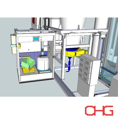 Centrale di approvvigionamento di polvere a circuito chiuso personalizzabile per apparecchiature di rivestimento elettrostatico a polvere