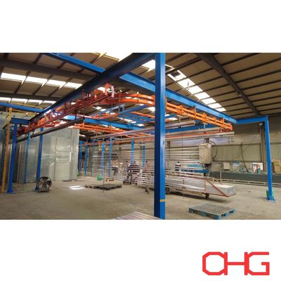 Buon prezzo Linea di rivestimento in polvere controllata PLC per profili in alluminio personalizzati con tecnologia avanzata e opzioni di progettazione personalizzate in linea