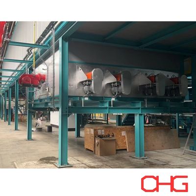 Qualità Linea di E-coating completa con circolazione della vernice, risciacquo e deposizione elettforetica per la protezione delle superfici metalliche Fabbrica