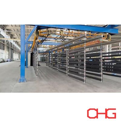 Linea di rivestimento in polvere ad alte prestazioni per scaffali 13.5m per appendiabiti PP Spray Booth