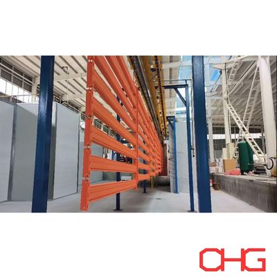 Buon prezzo Linea di rivestimento in polvere di scaffali metallici con cabina di spruzzo PP e soluzioni personalizzate in linea