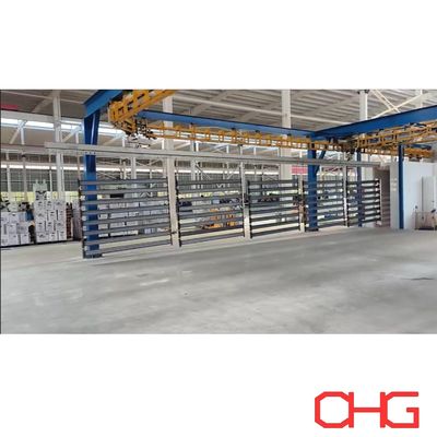 Linea di produzione automatica di rivestimento in polvere per scaffali metallici in forte domanda