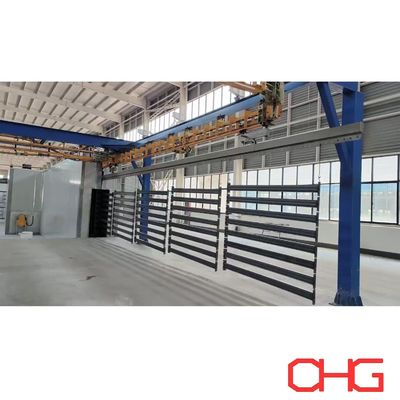 Buon prezzo Linea di produzione di scaffali metallici personalizzati con rivestimento elettrostatico in polvere e cabina di spruzzo PP in linea