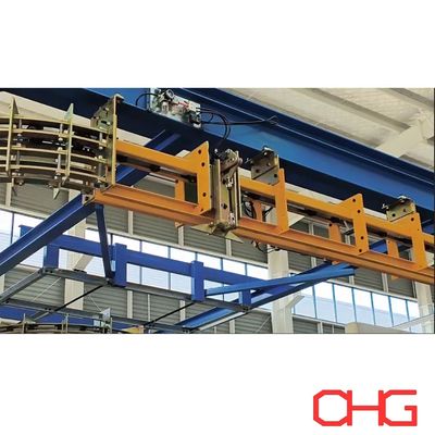 Linea di rivestimento in polvere elettrostatica su misura con cabina di spruzzatura PP e trasportatore PF realizzato per soddisfare le vostre esigenze