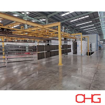Linee di rivestimento in polvere elettrostatica professionale per profili in alluminio