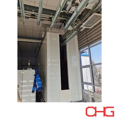 qualità Linea di rivestimento in polvere personalizzata per MDF e tavole metalliche con tecnologia di spruzzatura automatizzata e sistema di trasportatore aereo stabile fabbrica